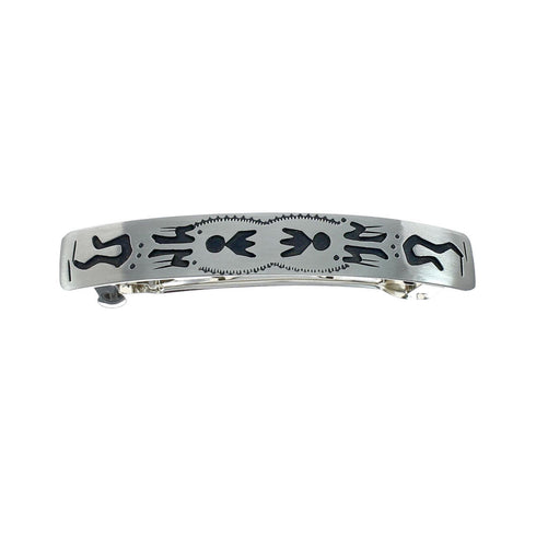 Native American Genuine Sterling Silver Hair Barrett NN20413
